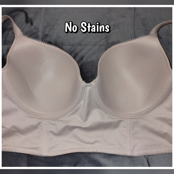 Victoria's Secret Body By Victoria Light Pink Shimmer Bustier Bra 34DDD - Picture 5 of 9